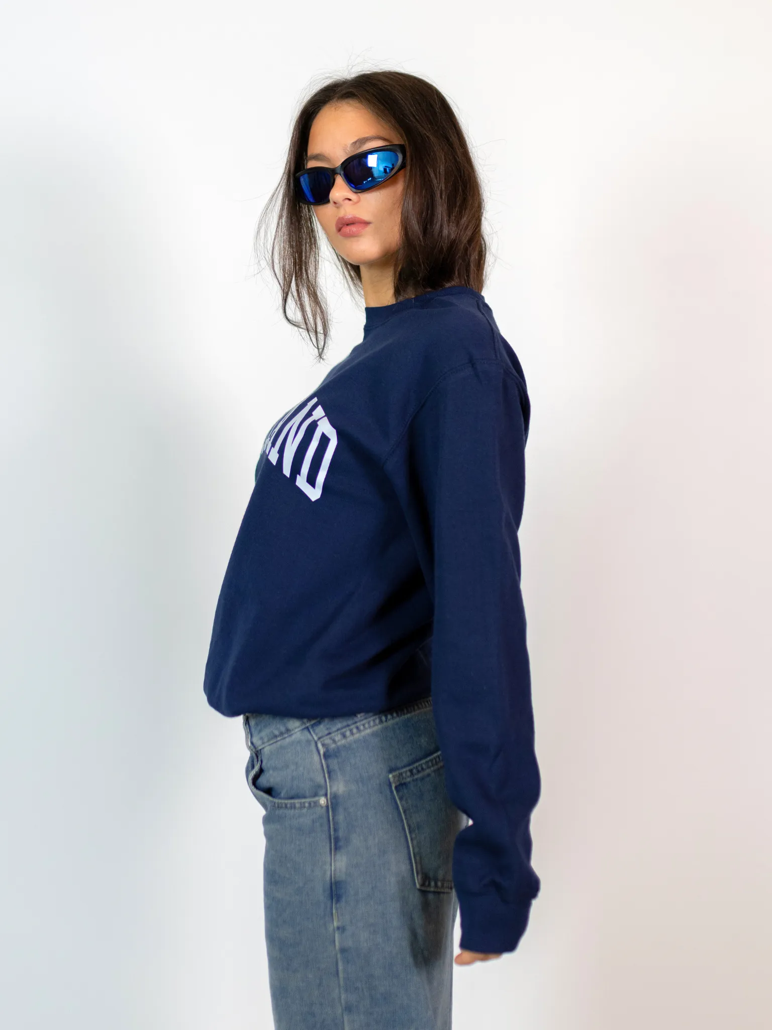 WOODLAND SWEATSHIRT - NAVY