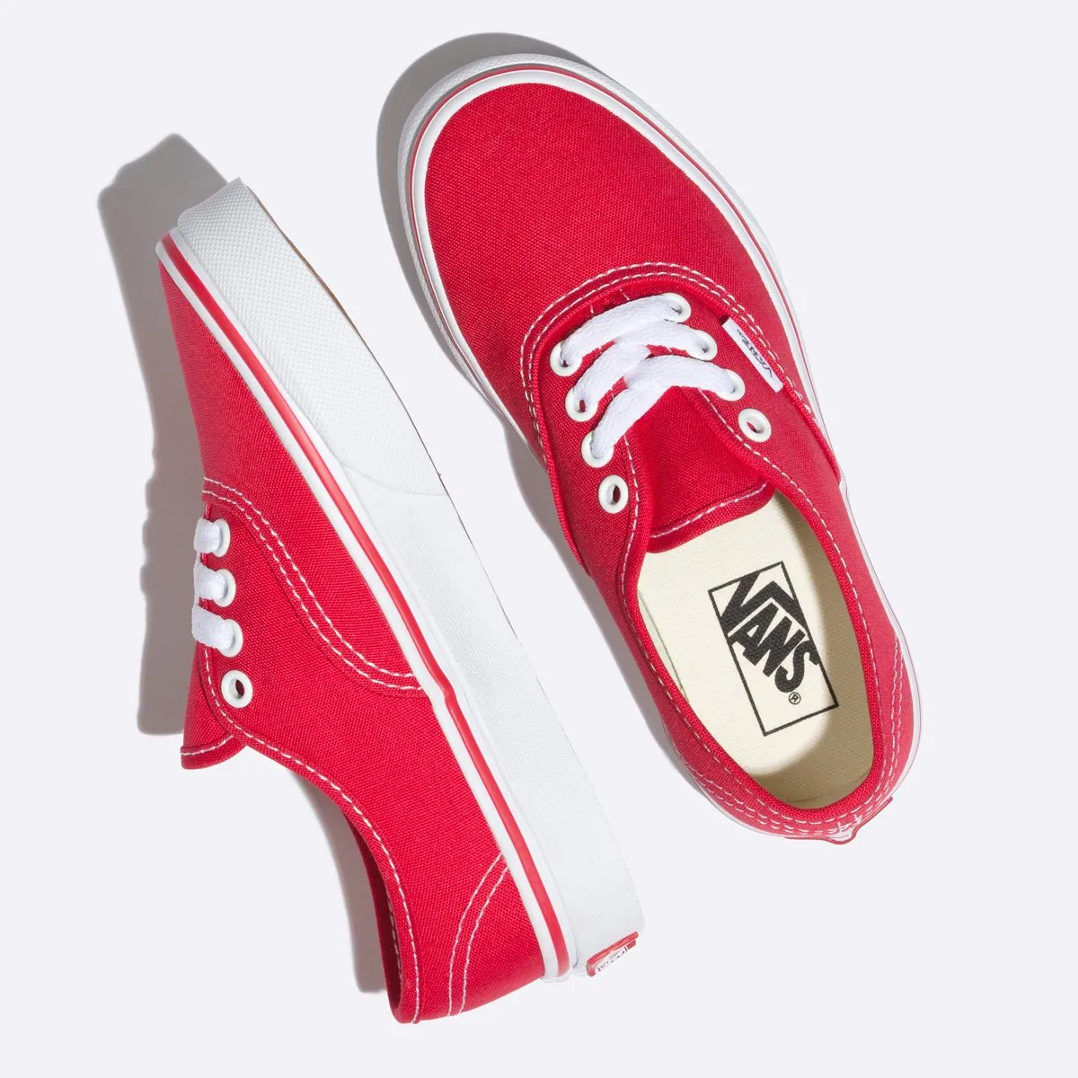 Zapatillas Vans de ninos Authentic - Red/True White